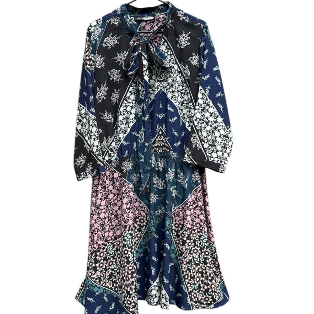 EUC Plenty by Tracy Reese Multi Floral Pattern Dress Size 2X